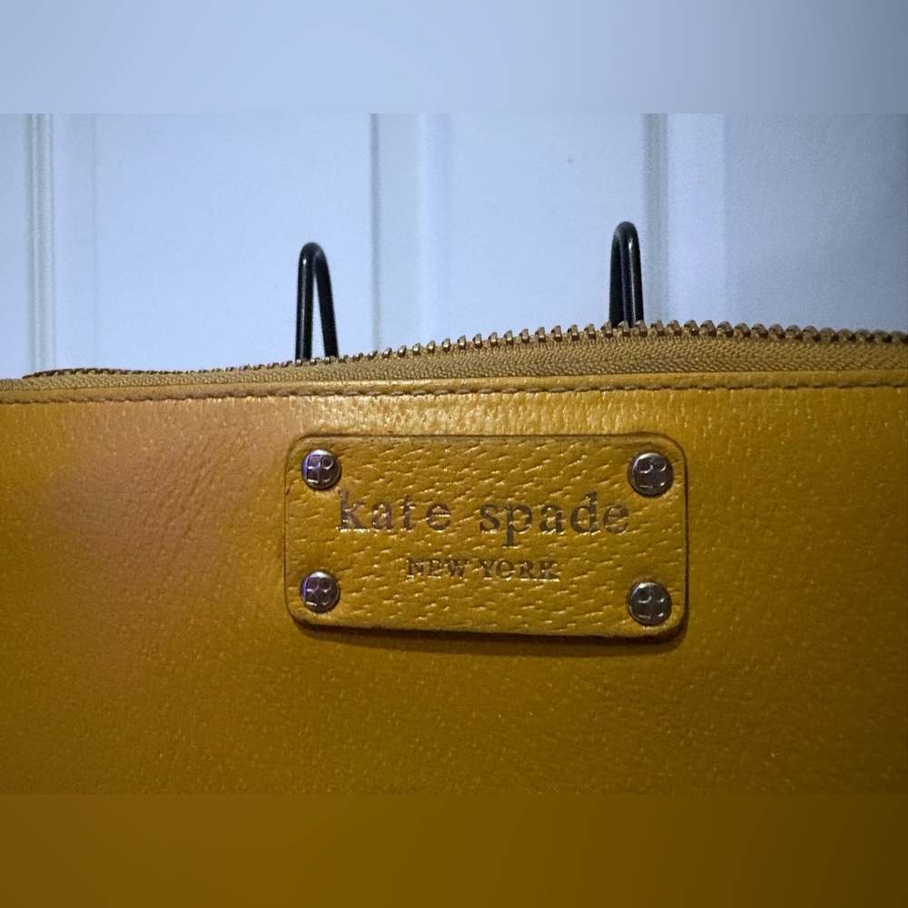EUC Kate Spade Yellow Women's Continental Wallet - Picture 2 of 12